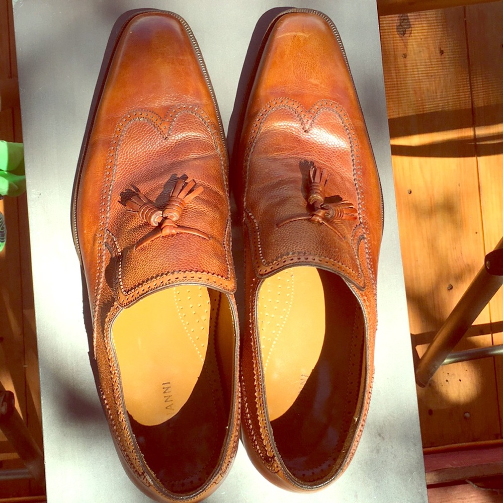 Magnanni men’s size 13 tassel wing tip loafer